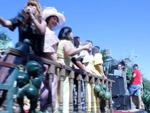 First Pinoy Fiesta 2010-Simply the Best TV Show's Luisa Marshall supporting the event on her float