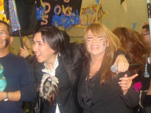 Luisa and Jojo Quimpo together at his Ati-Atihan event in 2010